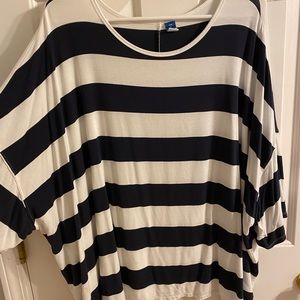 Old Navy Oversized Luxe Striped T-Shirt